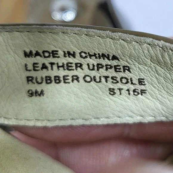 Michael Kors ST15F Olive Tan Patent Leather Multi Strap Platform Sandals Size 9M - Picture 4 of 13